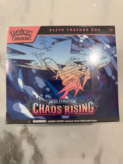 Sealed Pokemon Chaos Rising Elite Trainer Box (ETB)