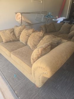 Couch and love seat