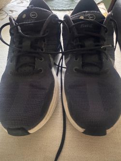 Nike black/navy shoe 4.5 youth