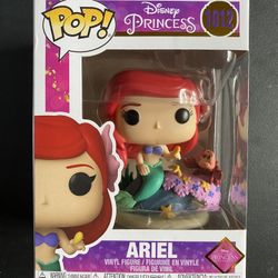 The Little Mermaid Ariel on Rock Funko Pop
