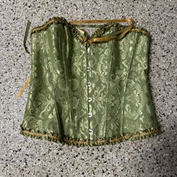 Green And Gold Corset