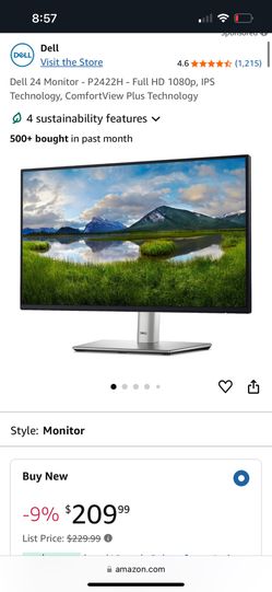Brand New Dell Monitor P2422H