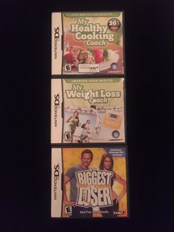 Nintendo DS Weight Control Lot of 3 for DS Lite 3DS 2DS Handheld Systems