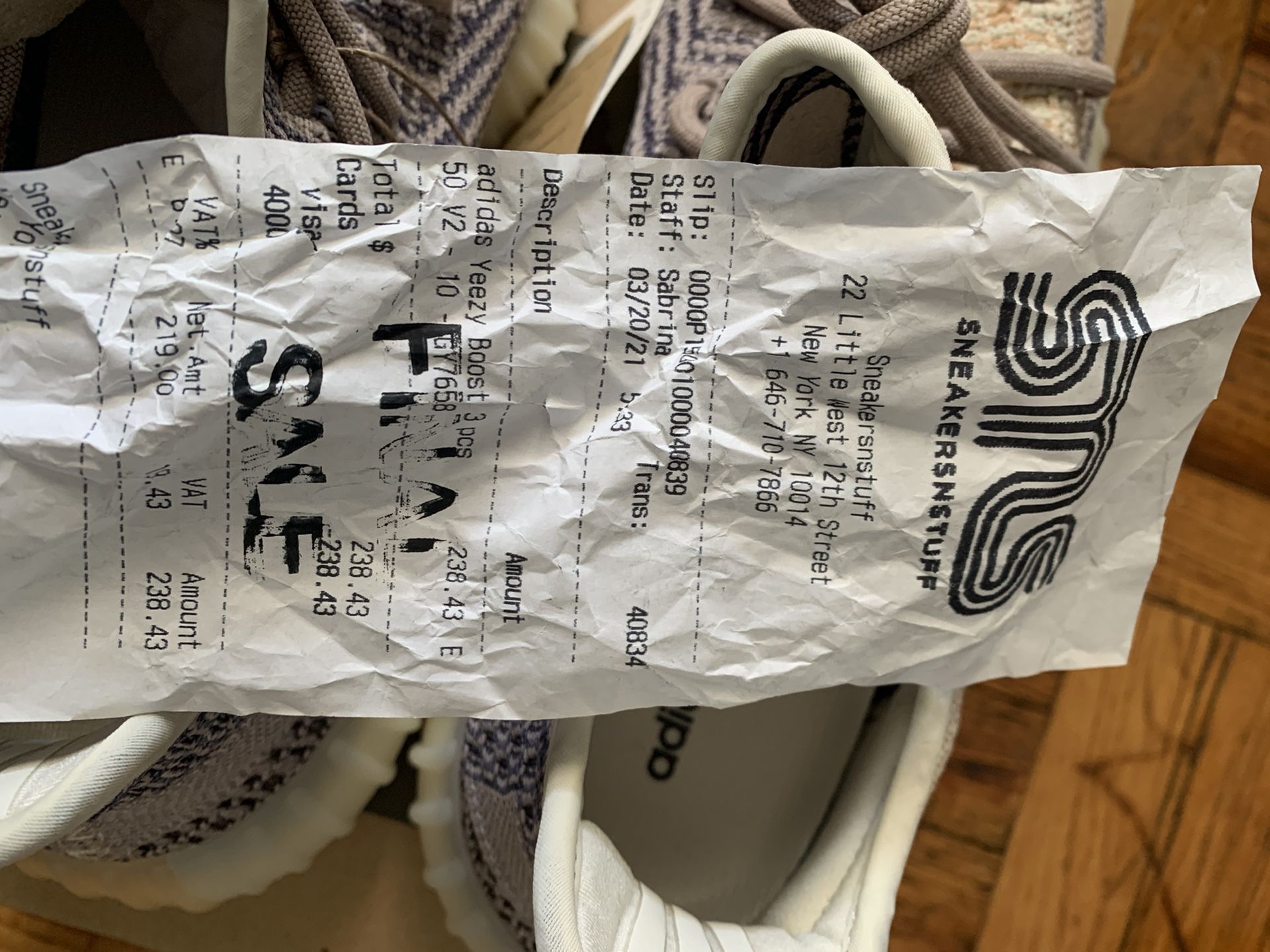 YEEZY Size 10 Ash Pearl