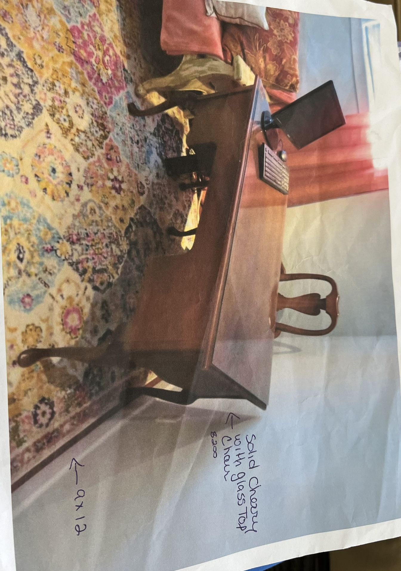 Victorian Desk Cherry Wood