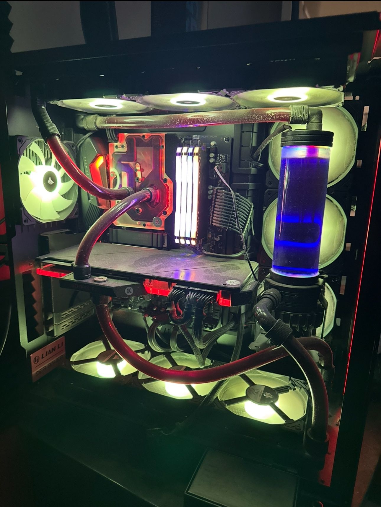 Water Cooled Gpu And CPU Custom Loop