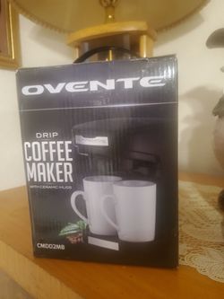 Brand New Still In Box 📦 Drip Coffee ☕️ Maker with 2 Mugs made by ovente