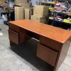 Desk With Drawers Used 30”x60”