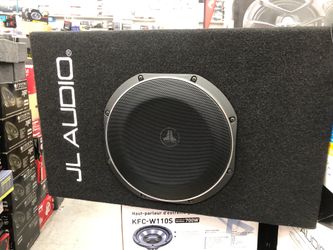 JL AUDIO w1 whit amplifier