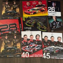 Sportscars-Indycar Diver Cards