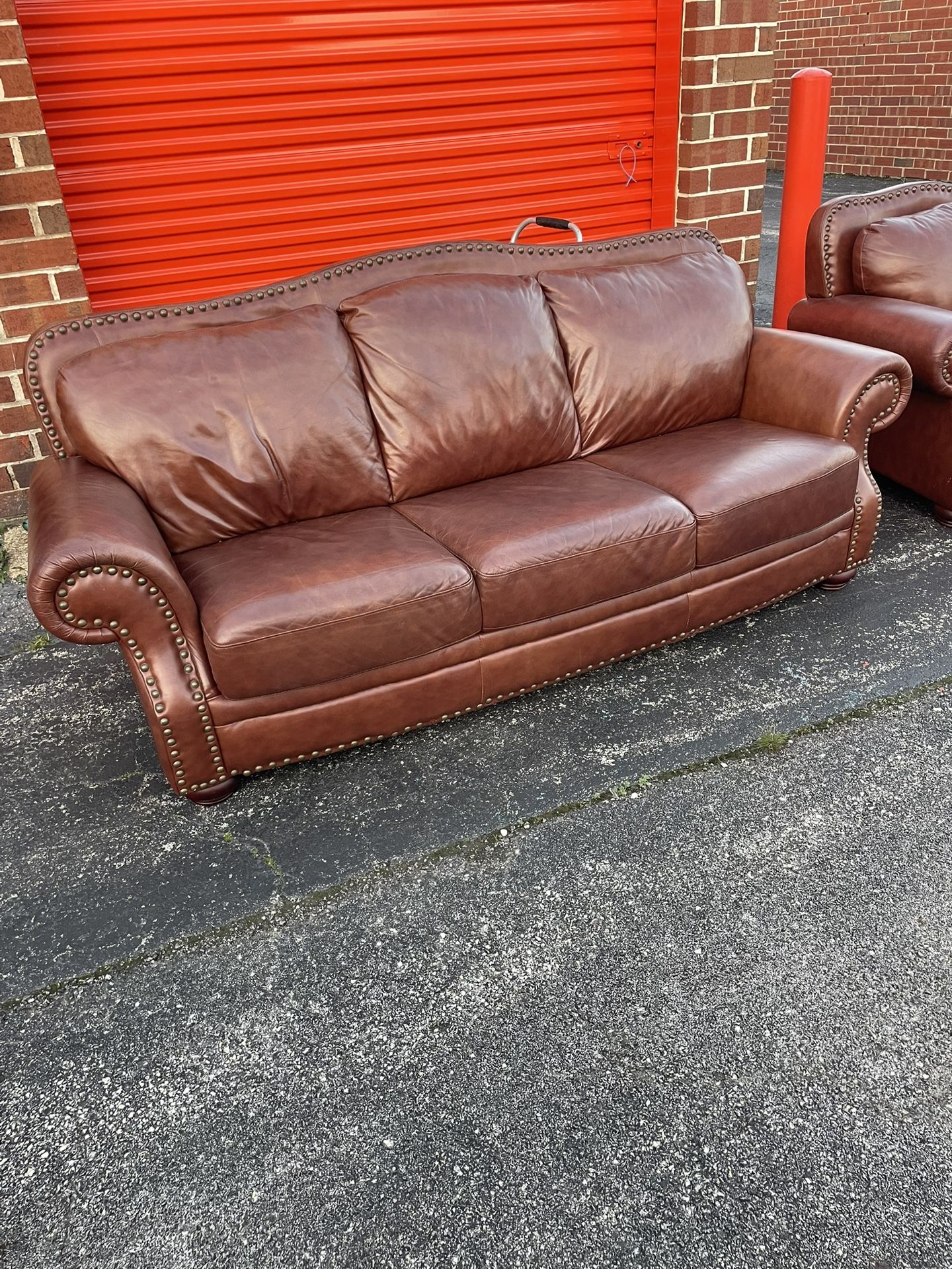 Leather Couch Set 