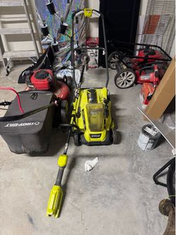 Free 40V Ryobi Lawn Mower and Weed Eater