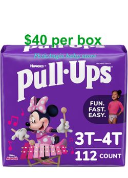 Pull Ups Size 3-4T Girls 