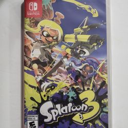 Splatoon 3 For The Nintendo Switch 
