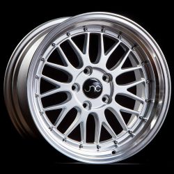 20X8.5 JNC JNC005 SILVER MACHINE LIP Wheels