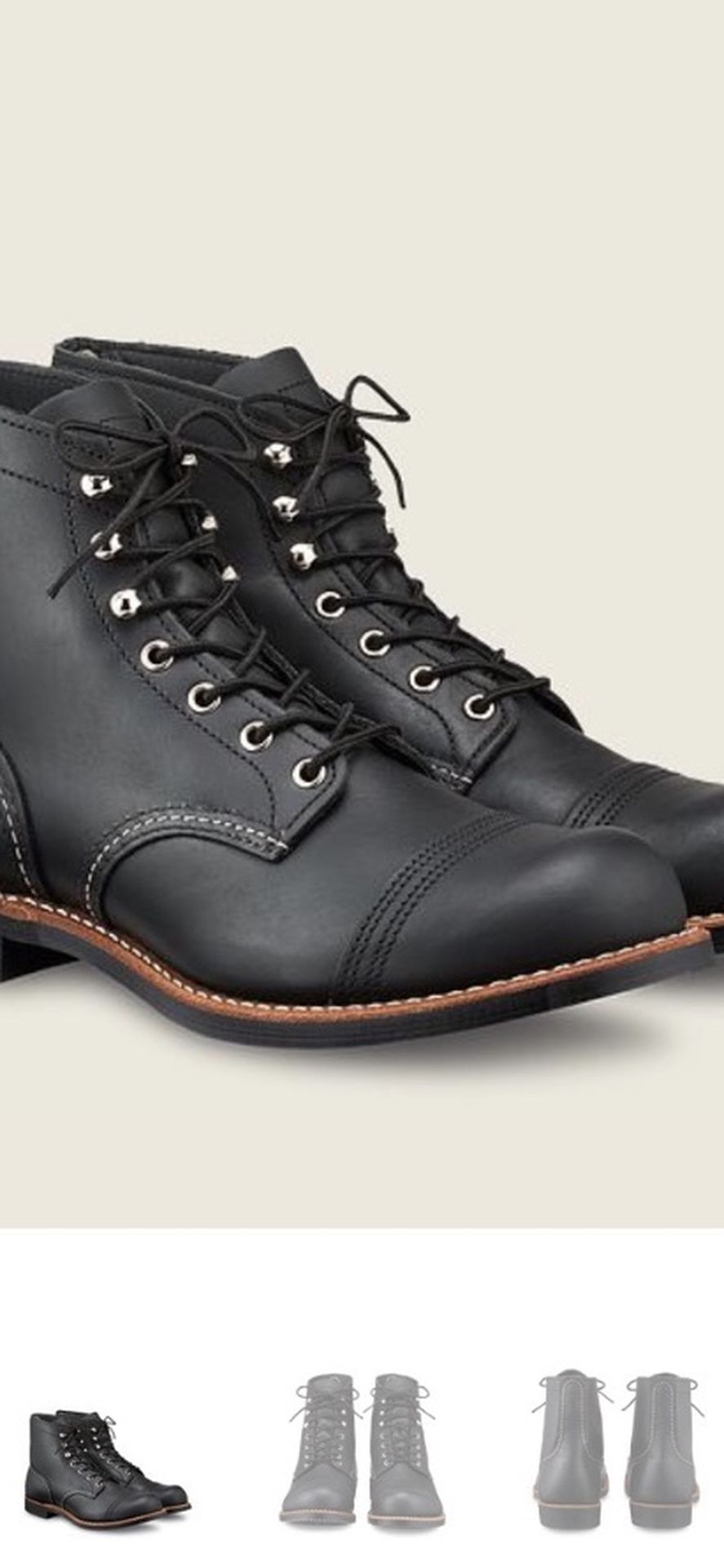 SIZE 7.5 RED WING COOPER ROUGH AND TOUGH LEATHER SOFT TOE BOOTS BRAND NEW