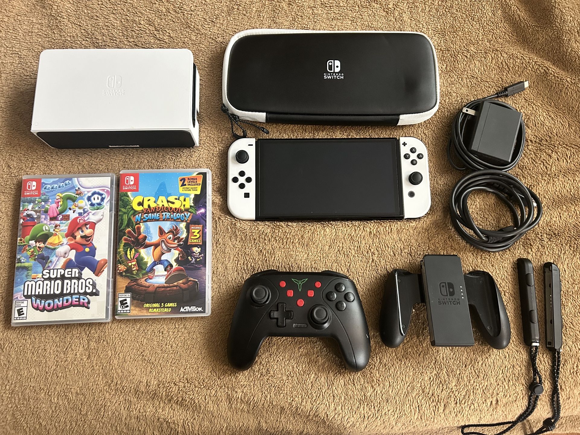Nintendo Switch Bundle w/ Games And Controller