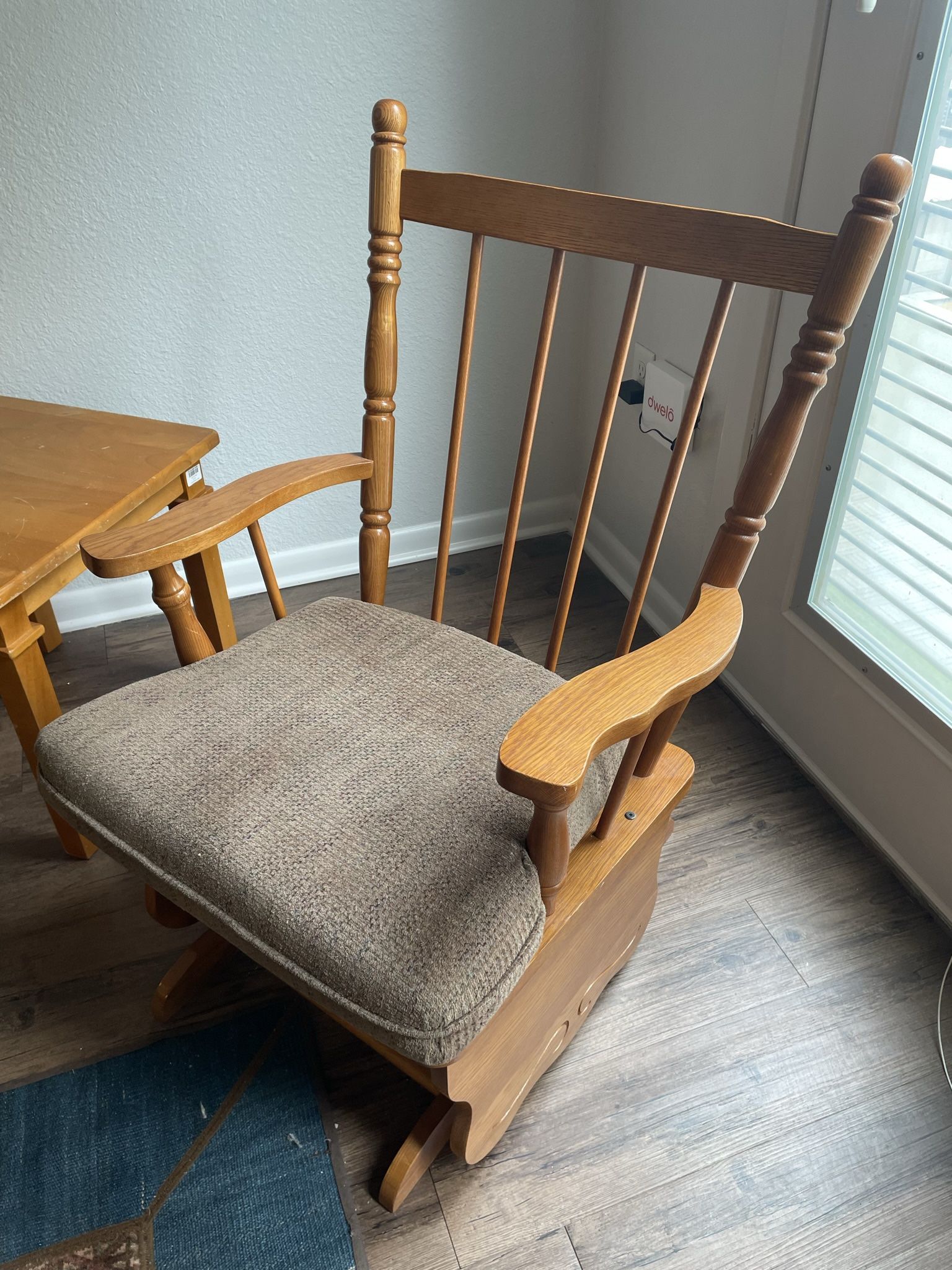 Rocking Chair And Two Side Tables