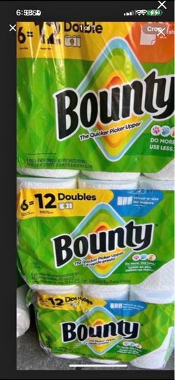 Bounty paper towels 2/$24