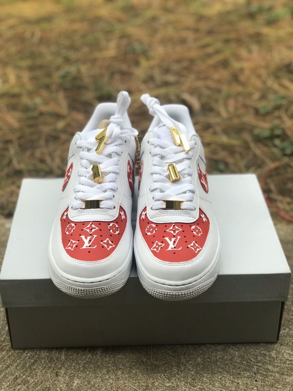 Custom lv af1 lows size 9.5 for Sale in North Braddock, PA - OfferUp