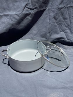 12” Stock Pot, both w/ Lid