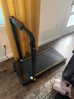 Folding Walking Treadmill with Handlebar
