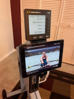 Concept2 model D rowing Erg with. PM5 monitor and Tablet holder