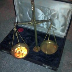 Vintage Brass Balance Scales