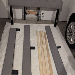 Grey headboard for low to the ground bed (Full)