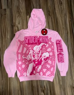 Marvel Spider-Man Pink Zip Up Hoodie