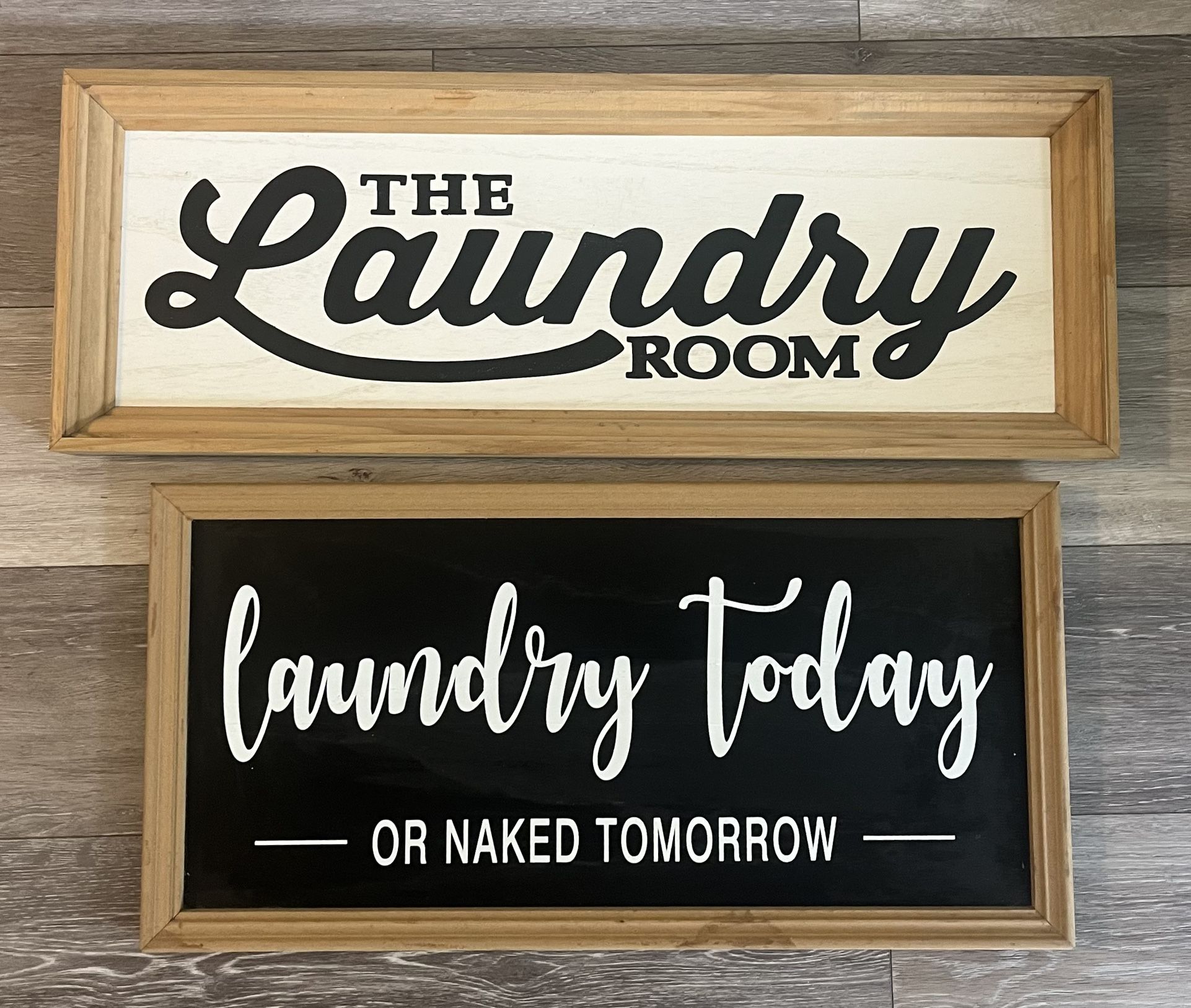 Laundry Signs 