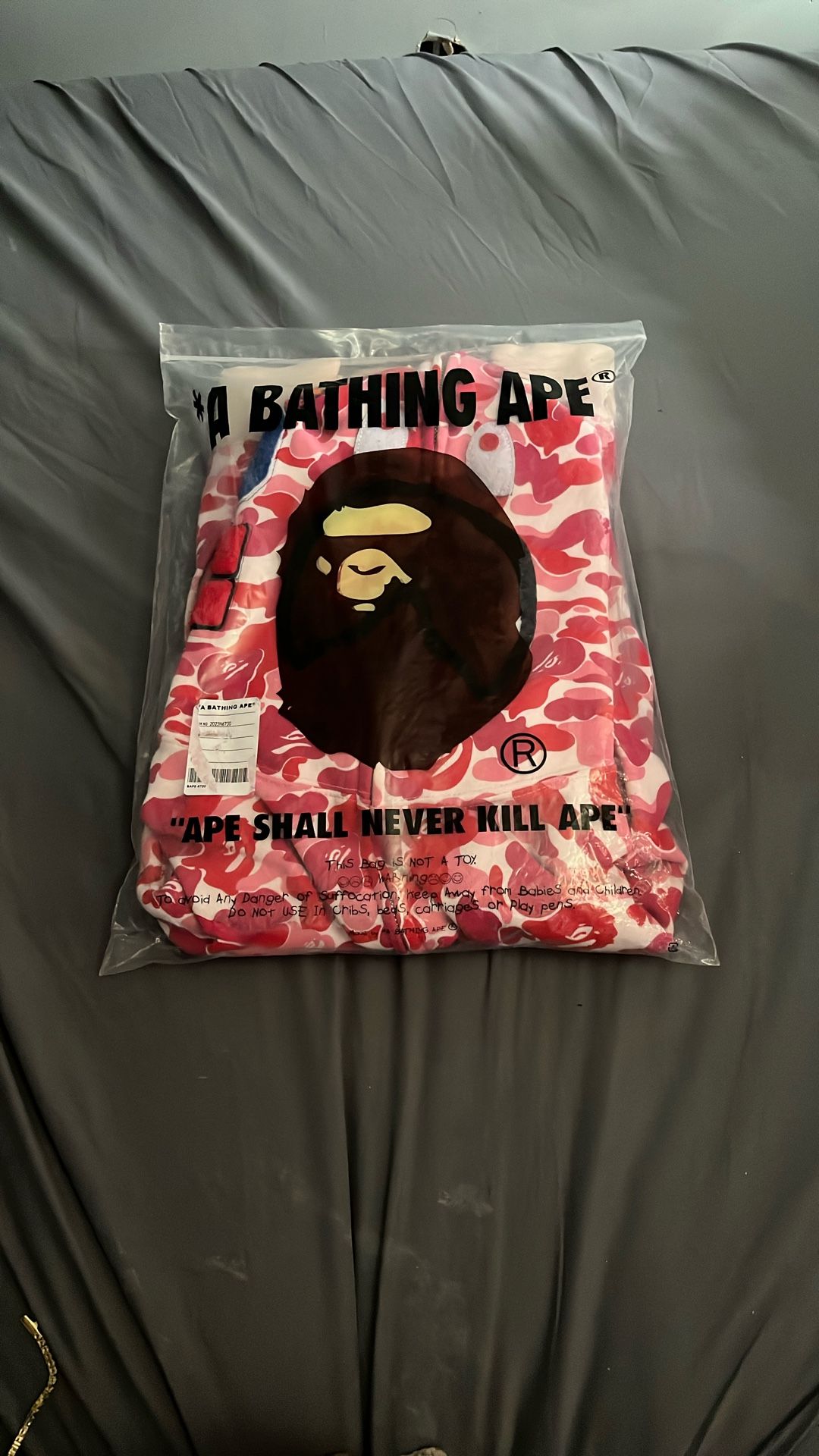 Pink Bape Zip Up Jacket
