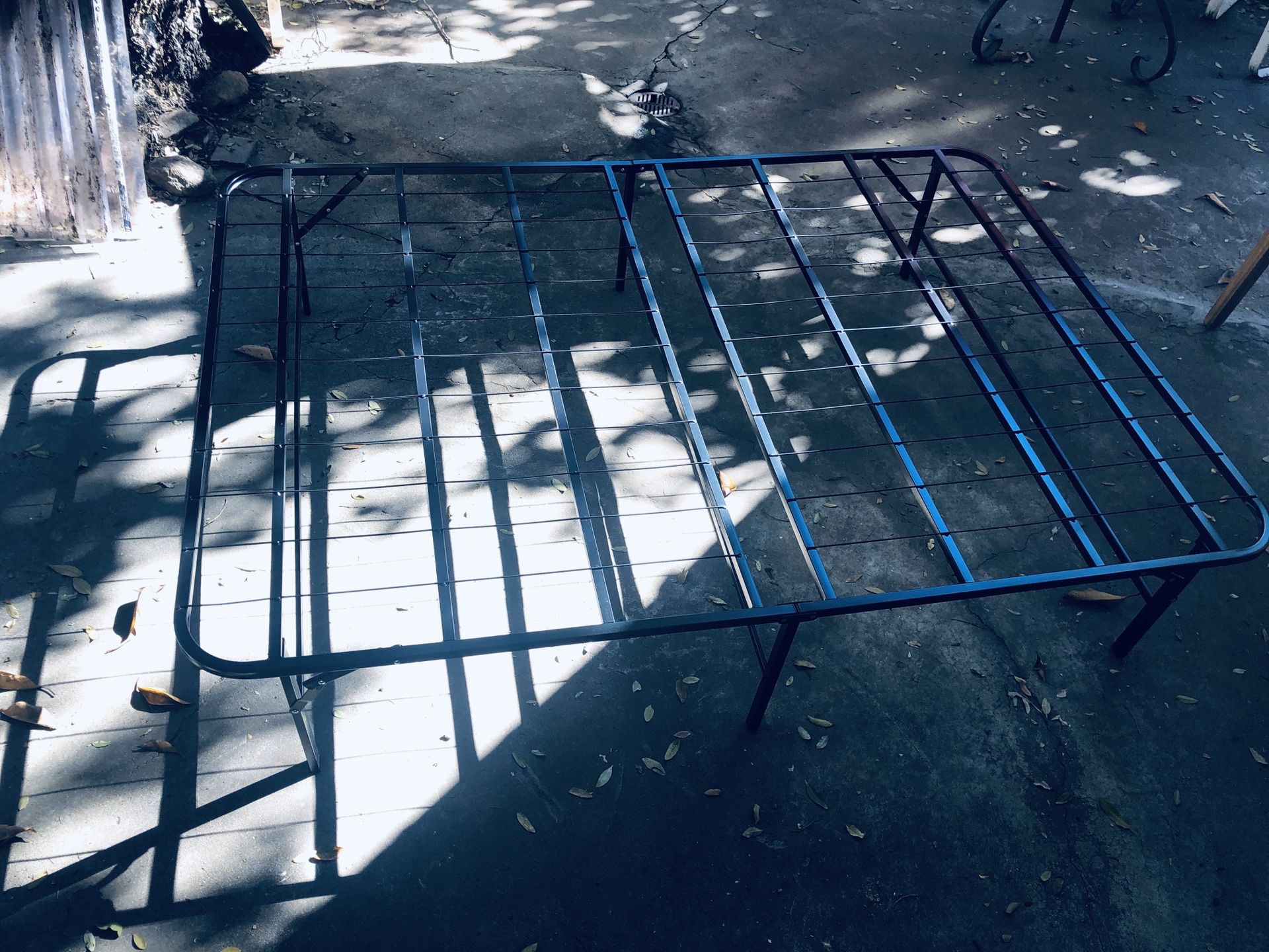 Folding Metal Bed Frame - Full