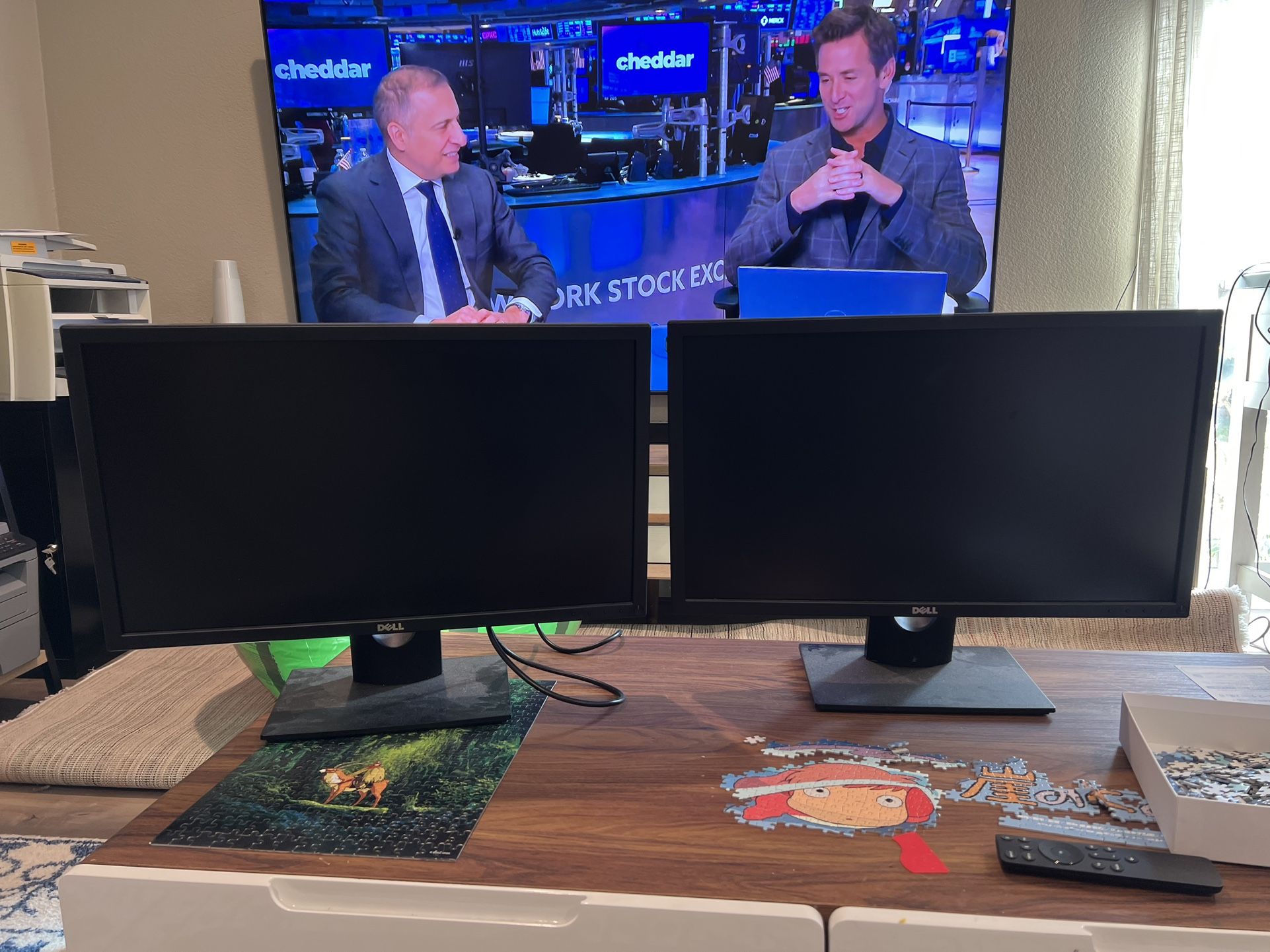 Dell monitors 22’ (two)