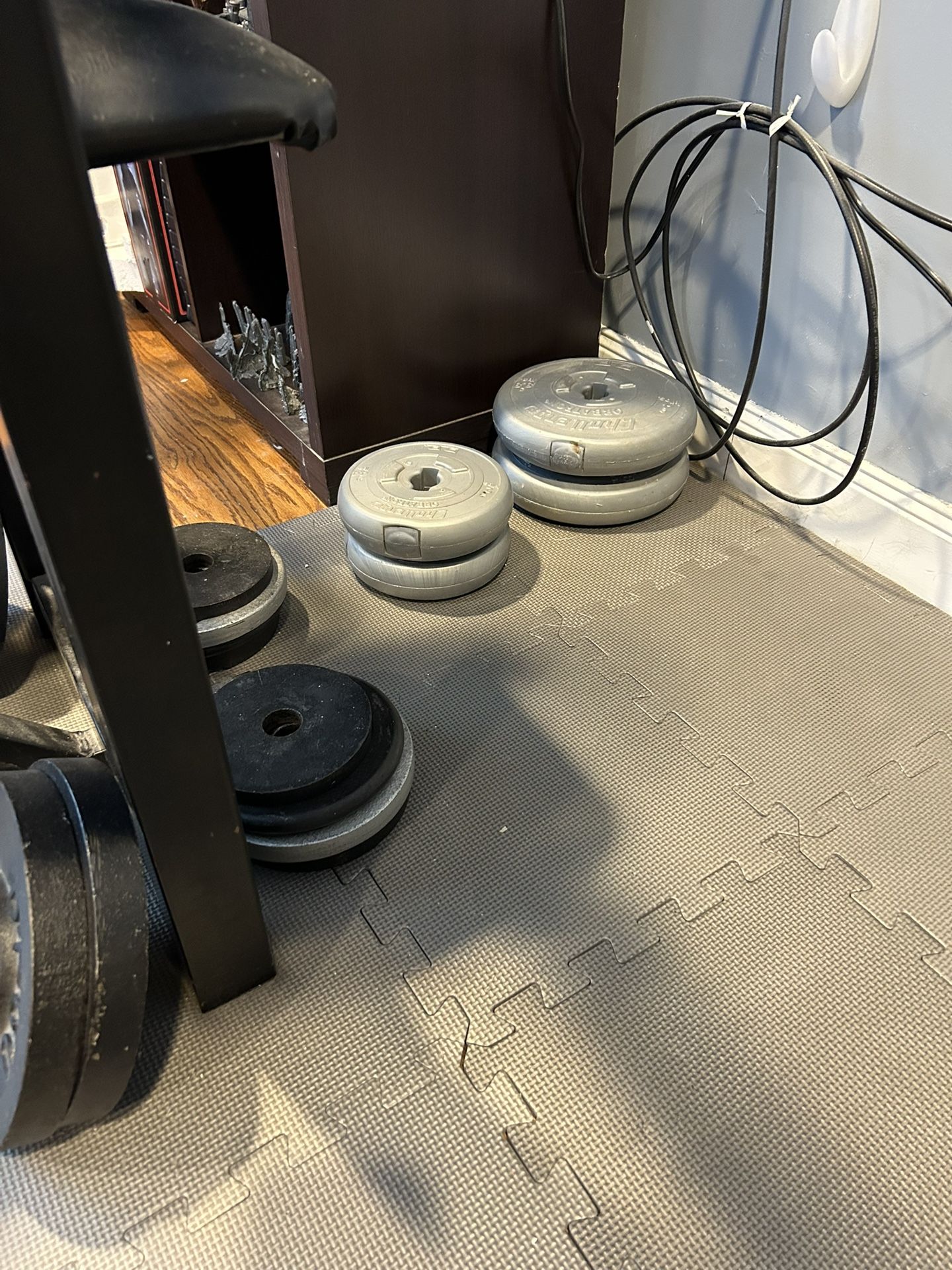 Weight Bench and Weights