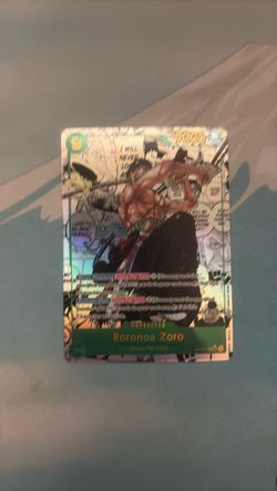 Roronoa zoro manga card