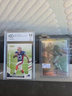 Marshawn Lynch & Charles Woodson Rookie Cards Lot