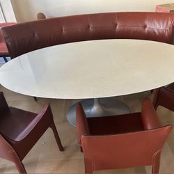 Red Burgundy Dining Bench Free Same Day Delivery