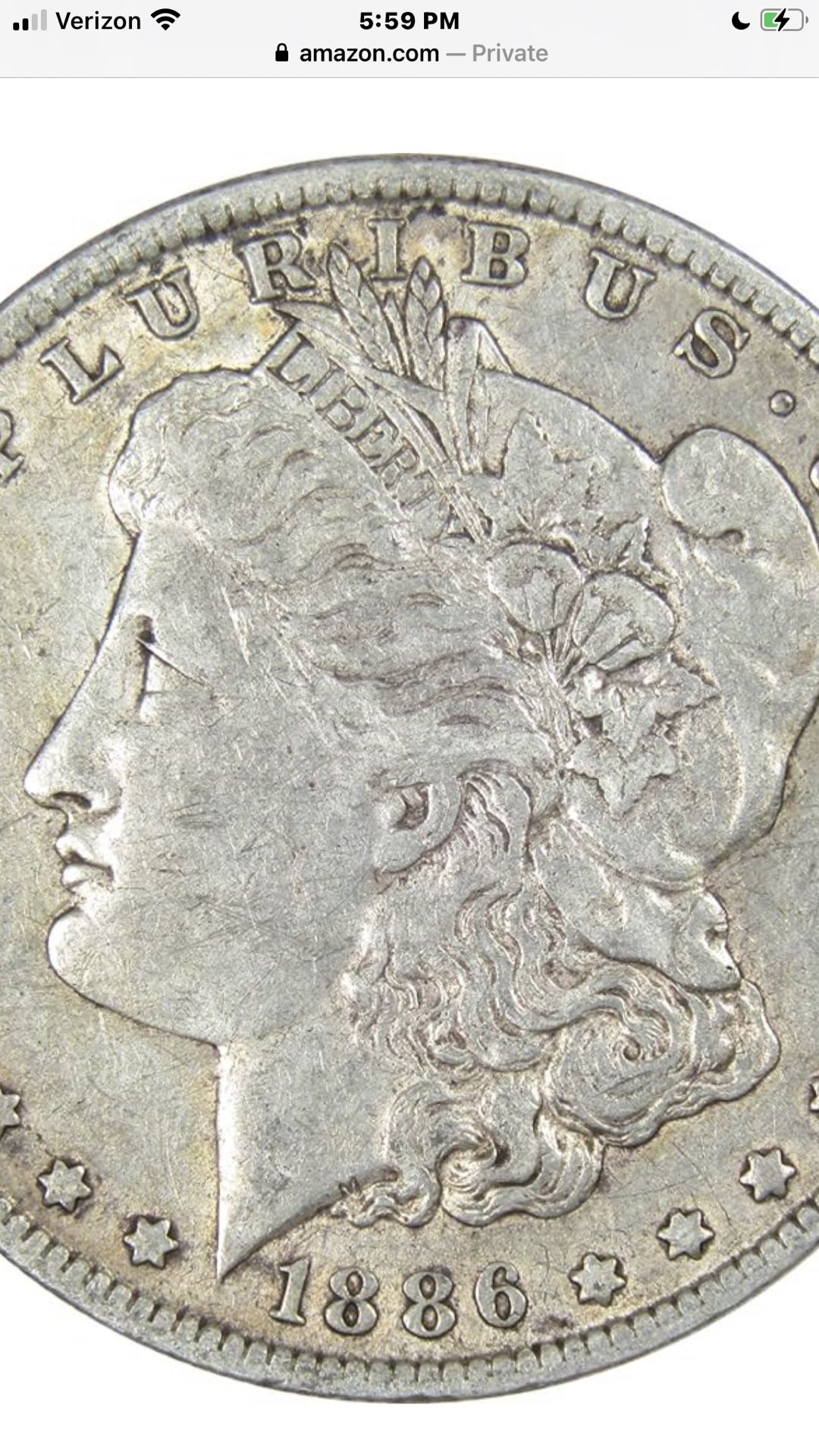 1(contact info removed) Morgan Silver Dollars