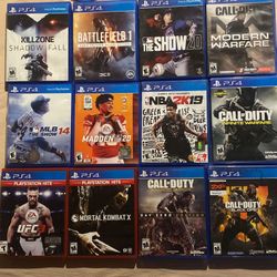 Ps4 Games 10 To 20 Dollars Each  Buy All For 100$