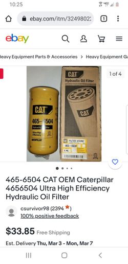 (contact info removed) CAT OEM Caterpillar (contact info removed) Ultra High Efficiency Hydraulic Oil Filter