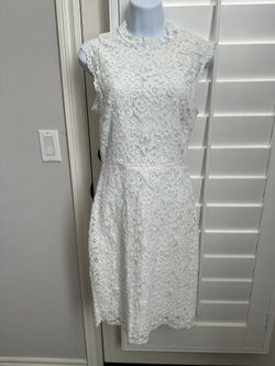 HM White Bridal shower Wedding dress bride