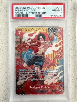 One Piece Card Game Ace SP PSA 10