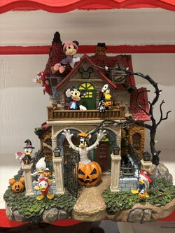 Disney Halloween Party House with Lights and Music.