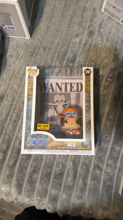 Funko Pop One Piece Ace Wanted Poster #1291 Hot Topic Exclusive