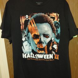 Halloween T Shirt Large Black In Good Condition Like new 