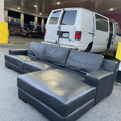 Faux Leather Sofa Couch Free Delivery