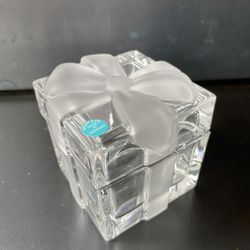 Tiffany & Co Crystal Trinket Box
