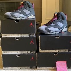 Jordan 6 Bordeaux sizes 7.5 8.5 9 10.5 & 14
