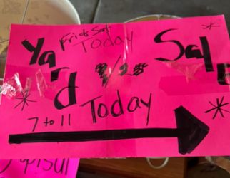 garage sale